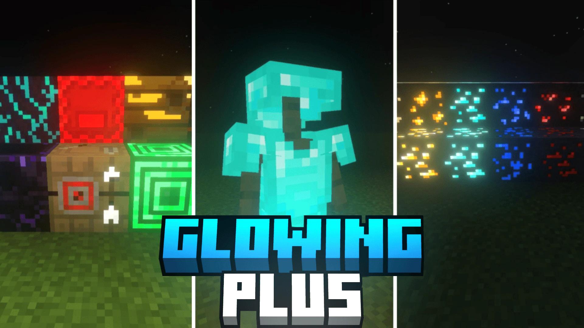 Glowing Plus Texture Pack (26.x, 1.21) – MCPE/Bedrock