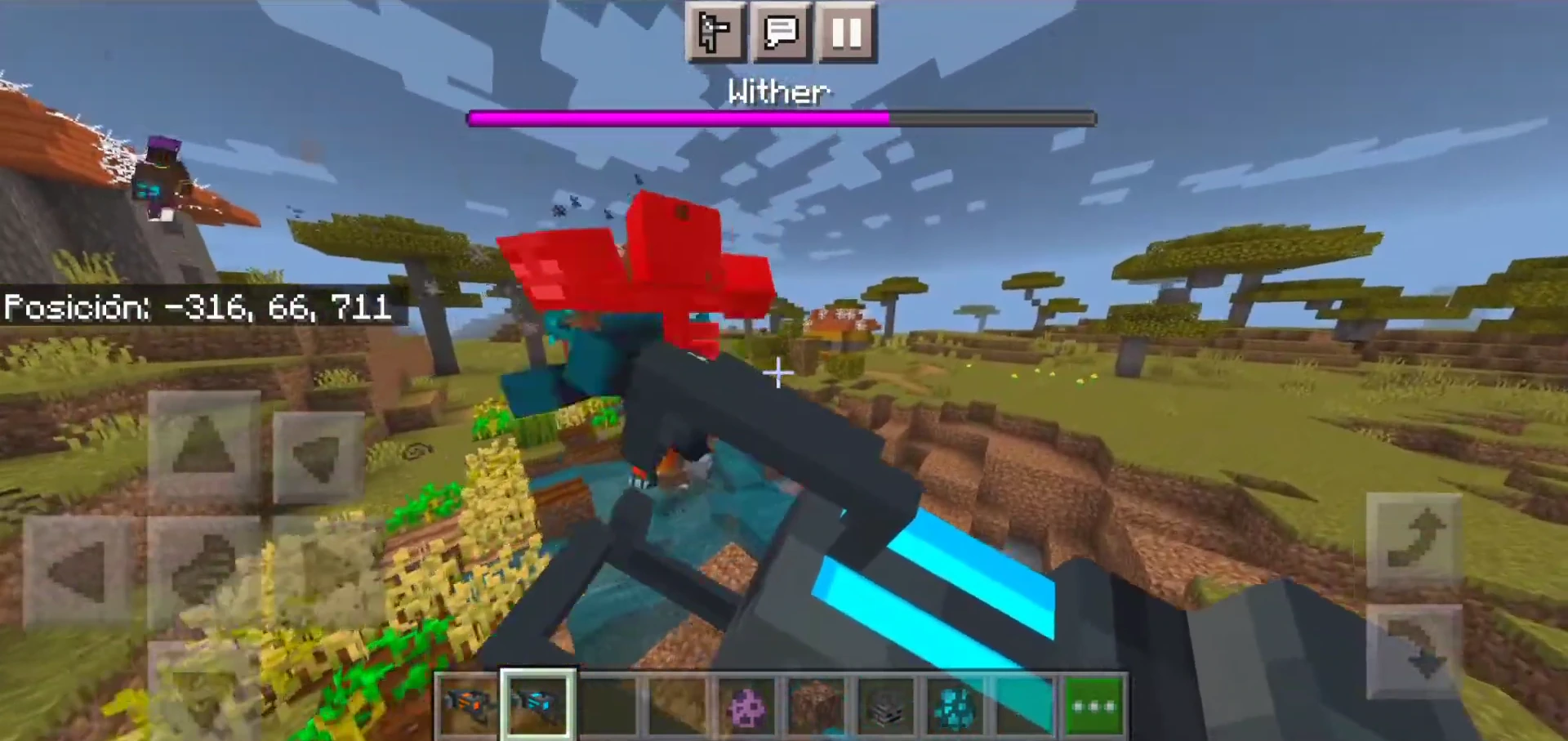 Gravity Guns 3D Addon (26.x, 1.21) – MCPE/Bedrock Mod — screenshot 2
