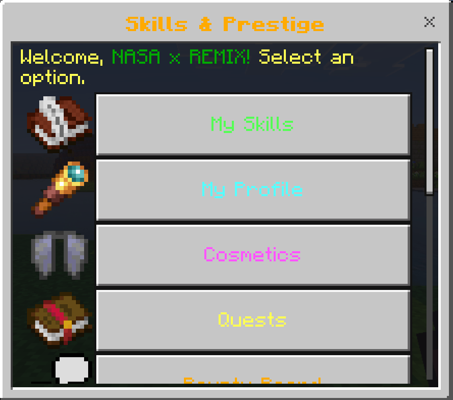 RPG Skills and Prestige Addon (26.x, 1.21) – MCPE/Bedrock Mod — screenshot 2