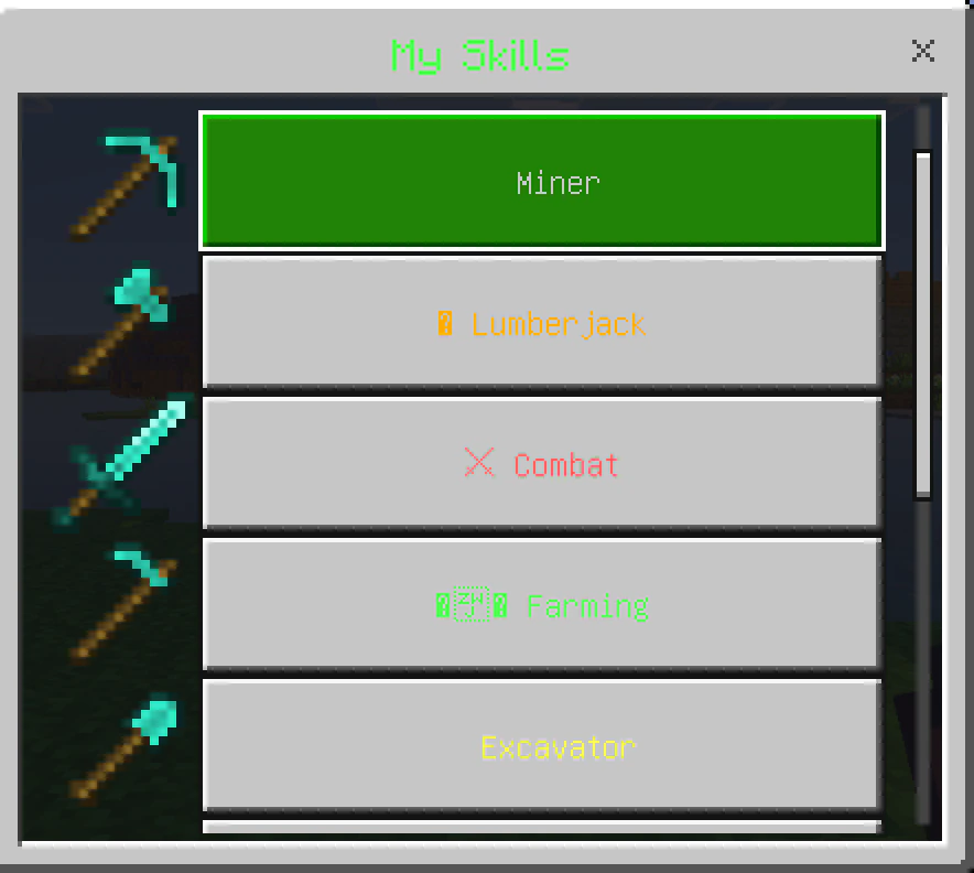RPG Skills and Prestige Addon (26.x, 1.21) – MCPE/Bedrock Mod — screenshot 6