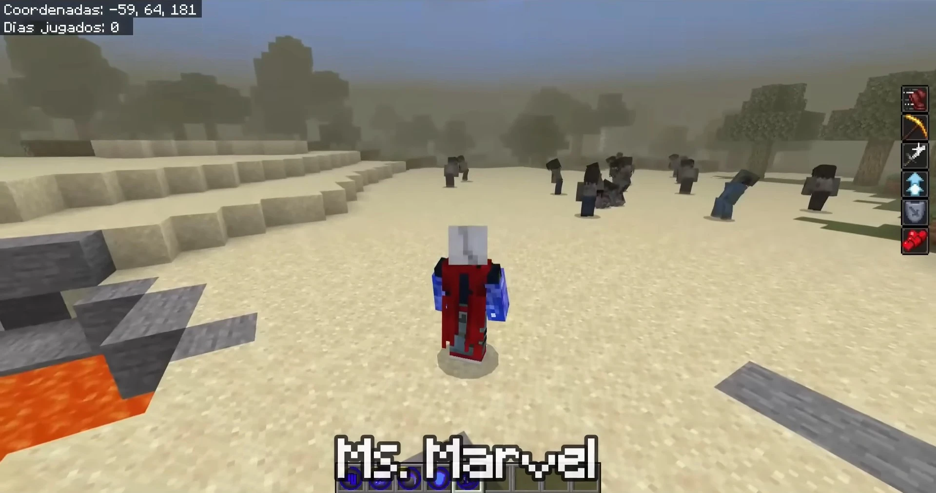 Marvel Zombies Addon (26.x, 1.21) – MCPE/Bedrock Mod — screenshot 1