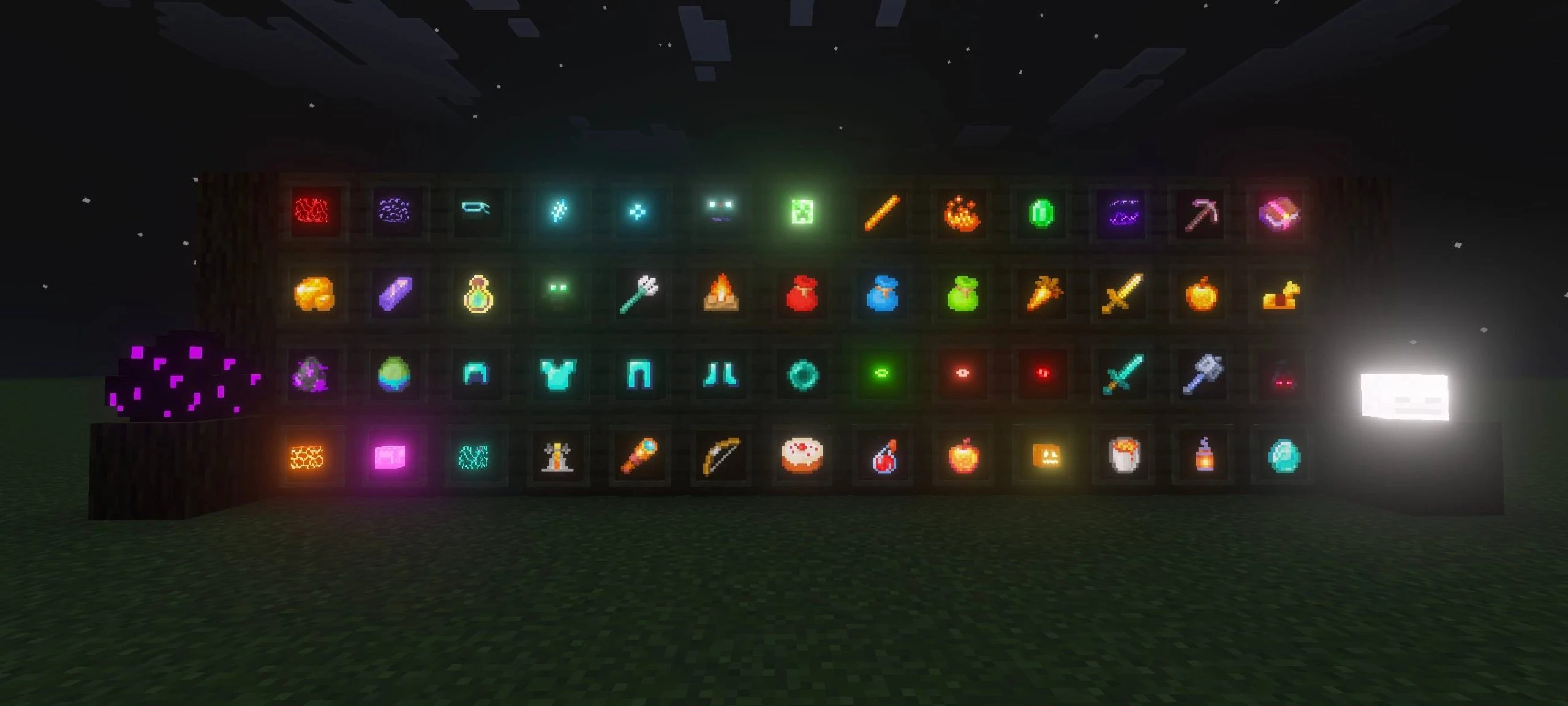 Glowing Visuals Pro Texture Pack (26.x, 1.21) – MCPE/Bedrock — screenshot 3