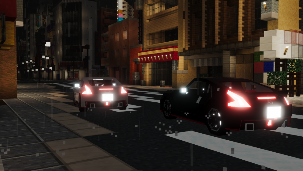Nissan R35 GTR Addon (1.21, 1.20) – MCPE/Bedrock Mod — screenshot 4