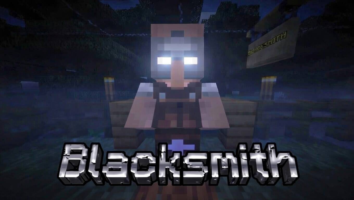 Blacksmith Villager MCD Addon (1.21, 1.20) – MCPE/Bedrock Mod