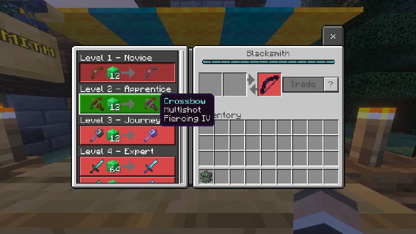 Blacksmith Villager MCD Addon (1.21, 1.20) – MCPE/Bedrock Mod — screenshot 3