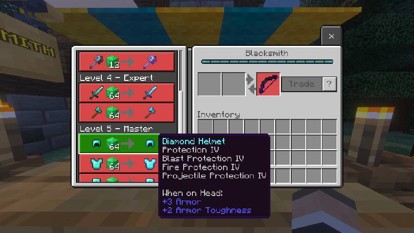 Blacksmith Villager MCD Addon (1.21, 1.20) – MCPE/Bedrock Mod — screenshot 5