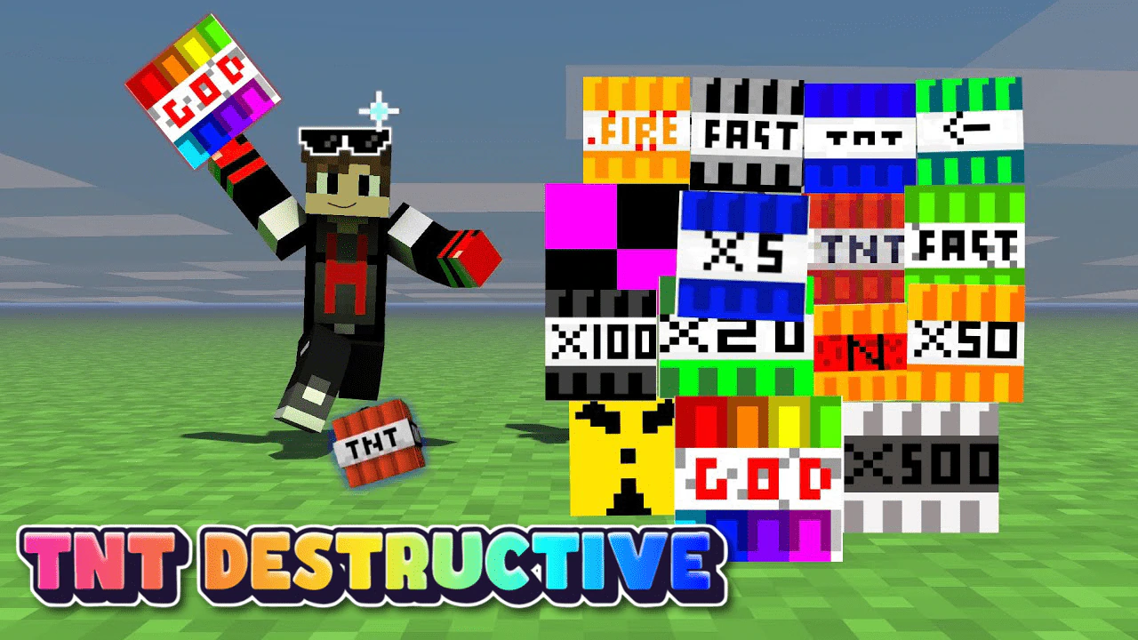 TNT Destructive Addon (26.x, 1.21) – MCPE/Bedrock Mod