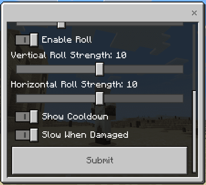 Roll & Stamina Addon (1.21, 1.20) – MCPE/Bedrock Mod — screenshot 7