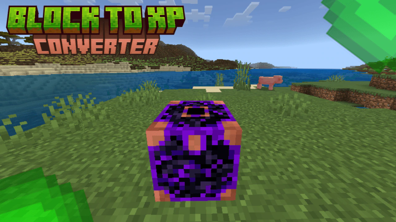 Block To Xp Converter Addon (1.21, 1.20) – MCPE/Bedrock Mod — screenshot 1