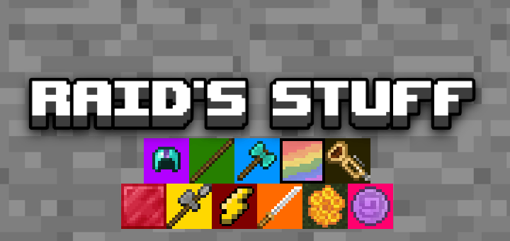 Raid's Stuff Addon (26.x, 1.21) – MCPE/Bedrock Mod