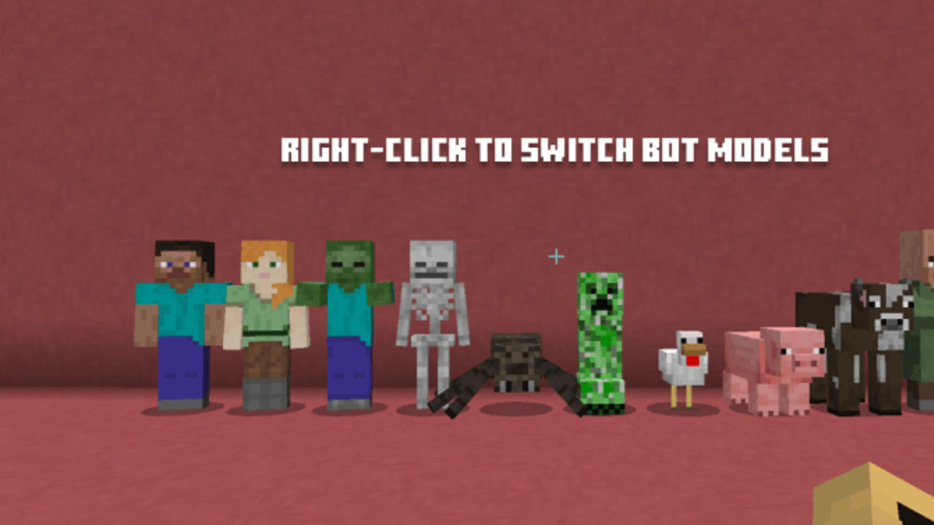 Click Speed Bot Addon (26.x, 1.21) – MCPE/Bedrock Mod — screenshot 1