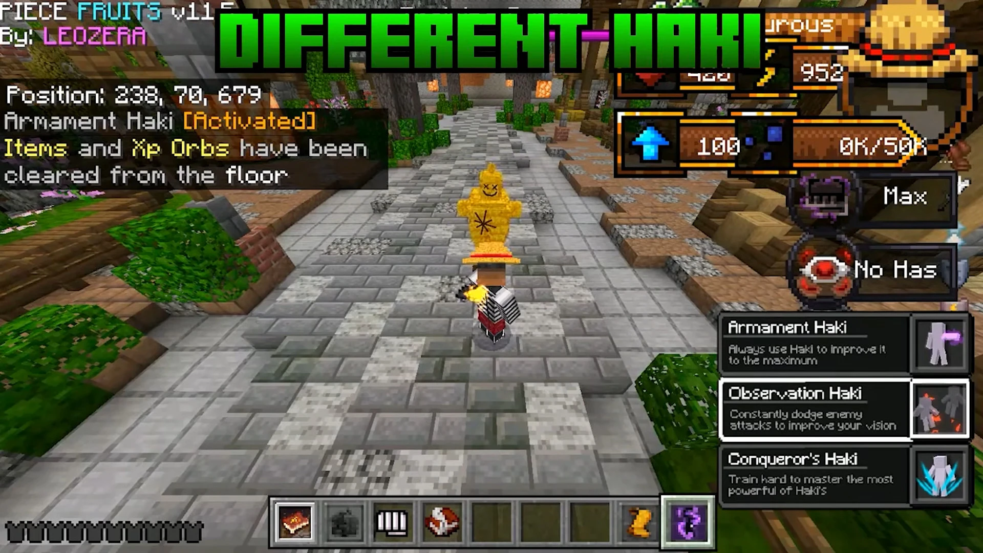 Piece Fruits Addon (26.x, 1.21) – MCPE/Bedrock Mod — screenshot 1