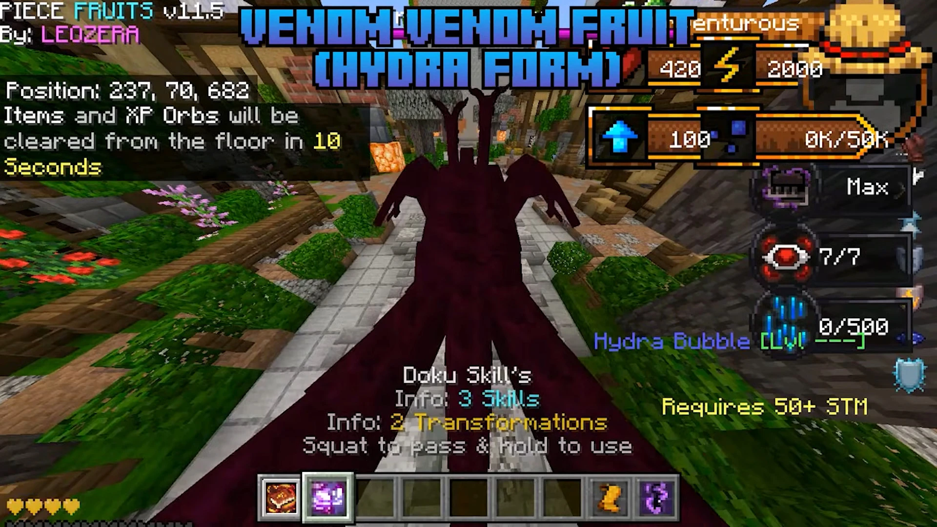 Piece Fruits Addon (26.x, 1.21) – MCPE/Bedrock Mod — screenshot 5