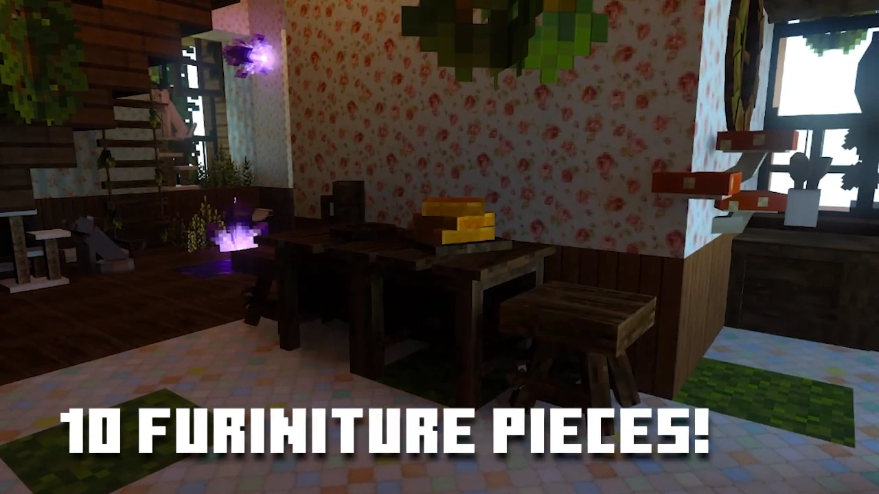 The Faye Fairy Dining Set Addon (26.x, 1.21) – MCPE/Bedrock Mod — screenshot 4