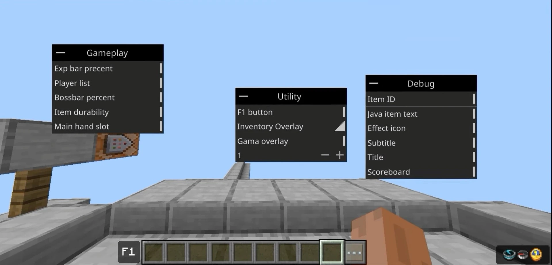 Void Tweaks Client (26.x, 1.21) – MCPE/Bedrock Pack — screenshot 2