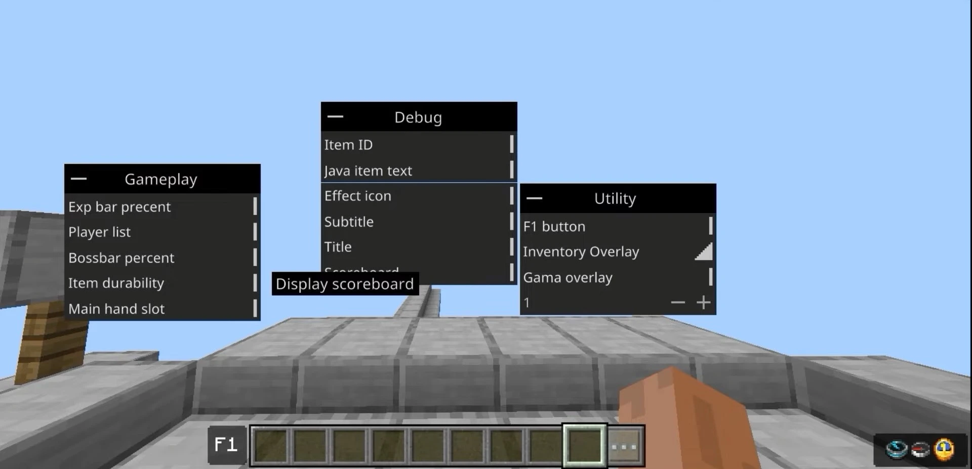 Void Tweaks Client (26.x, 1.21) – MCPE/Bedrock Pack — screenshot 3