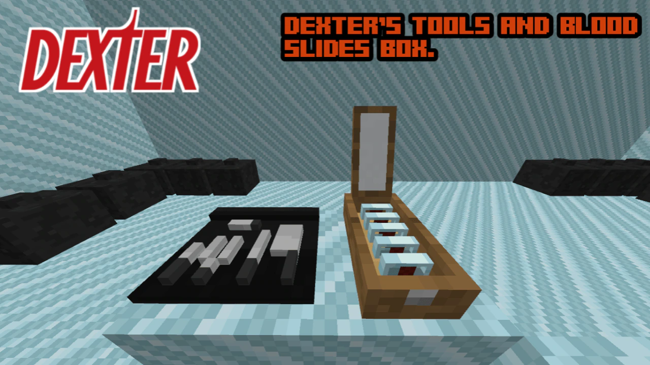 Dexter Craft Addon (1.21, 1.20) – MCPE/Bedrock Mod — screenshot 1