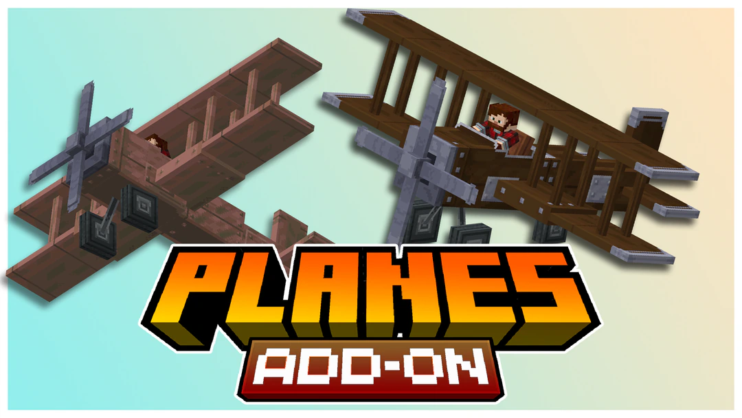 Planes Addon (26.x, 1.21) – MCPE/Bedrock Mod