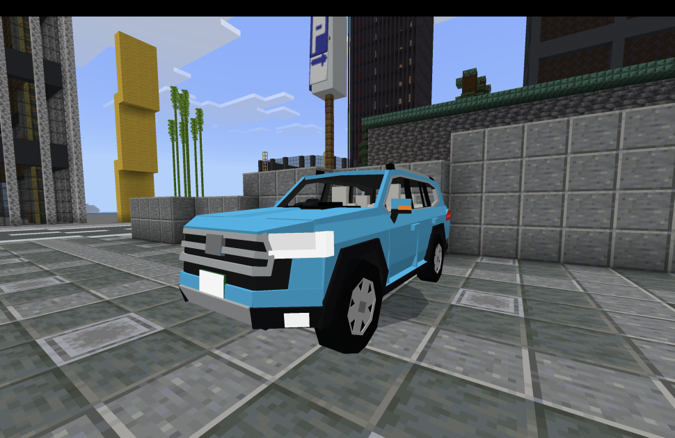 LC300 Land Cruiser Addon (1.21, 1.20) – MCPE/Bedrock Mod — screenshot 4