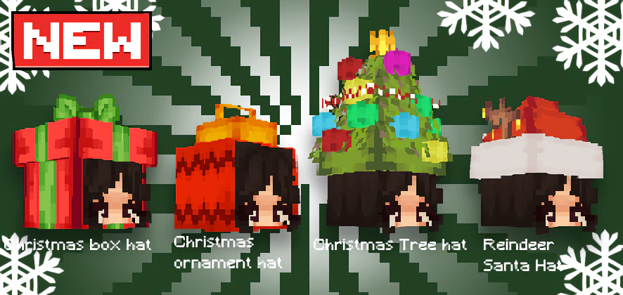 Christmas Cosmetics 2025 Addon (26.x, 1.21) – MCPE/Bedrock Mod — screenshot 2