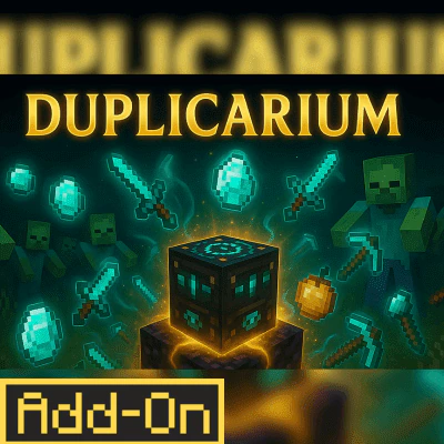 Duplicarium Addon (1.21, 1.20) – MCPE/Bedrock Mod — screenshot 1