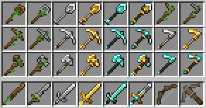 Tools and Potions Reimagined Texture Pack (1.21, 1.20) – MCPE/Bedrock — screenshot 2