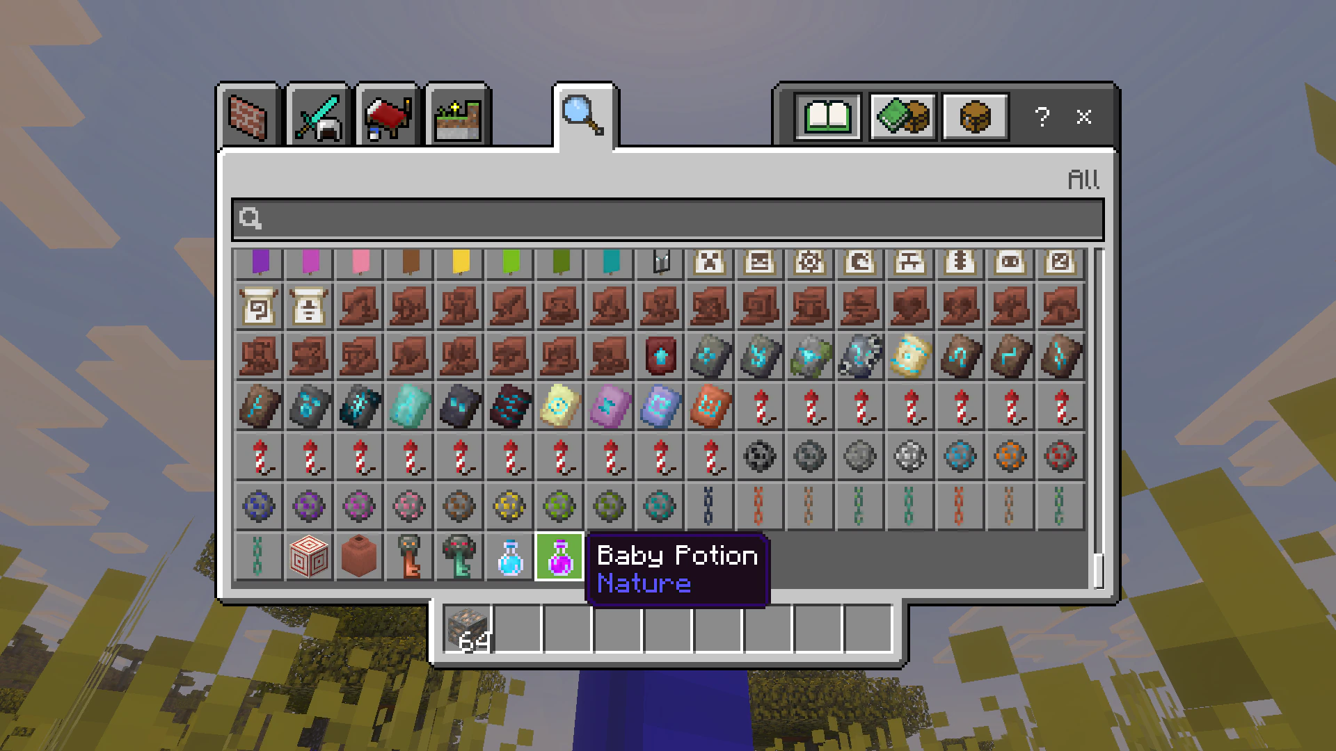 Transform Into Baby Addon (26.x, 1.21) – MCPE/Bedrock Mod — screenshot 1