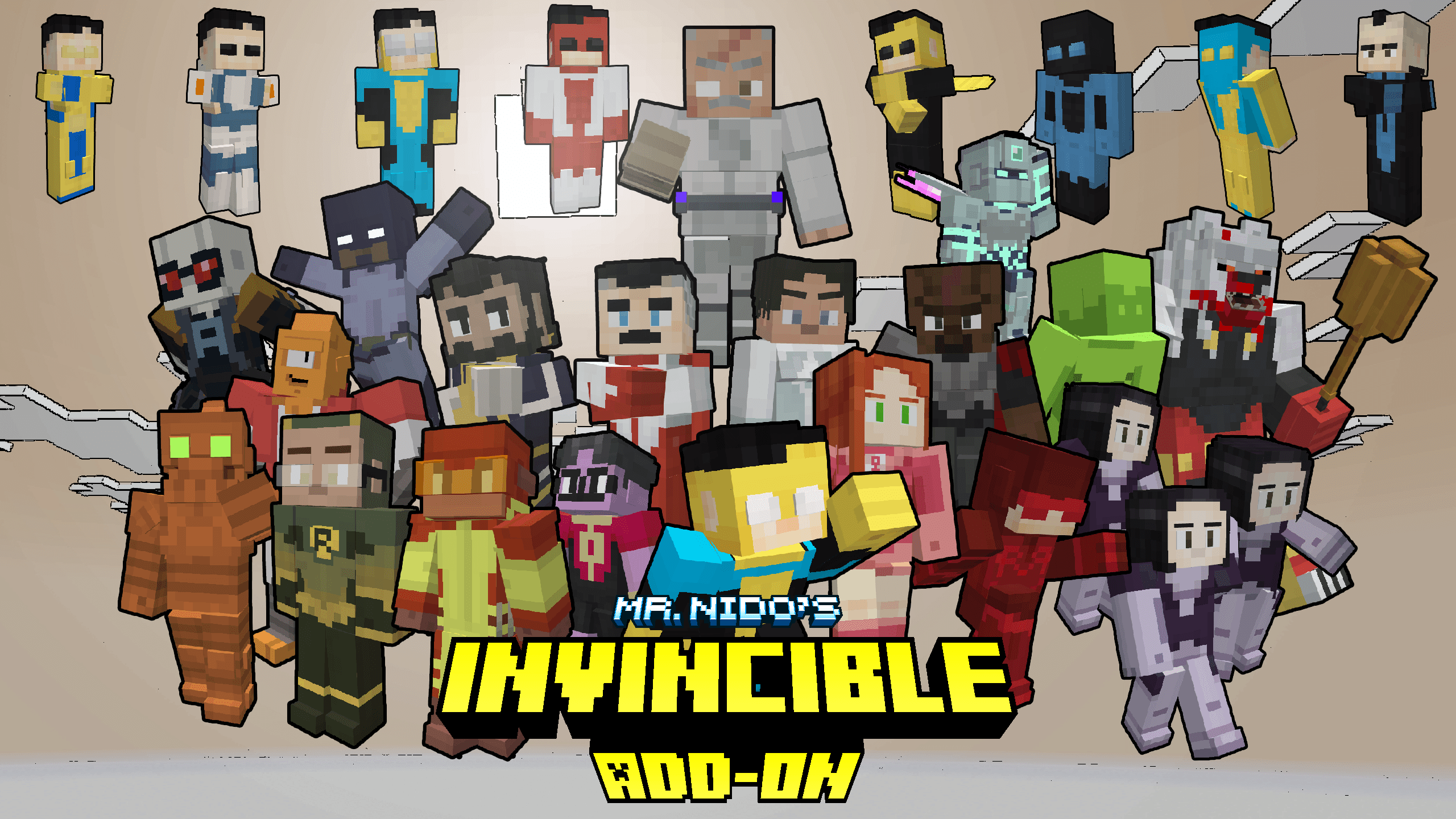 Mr. Nido's Invincible Addon (26.x, 1.21) – MCPE/Bedrock Mod