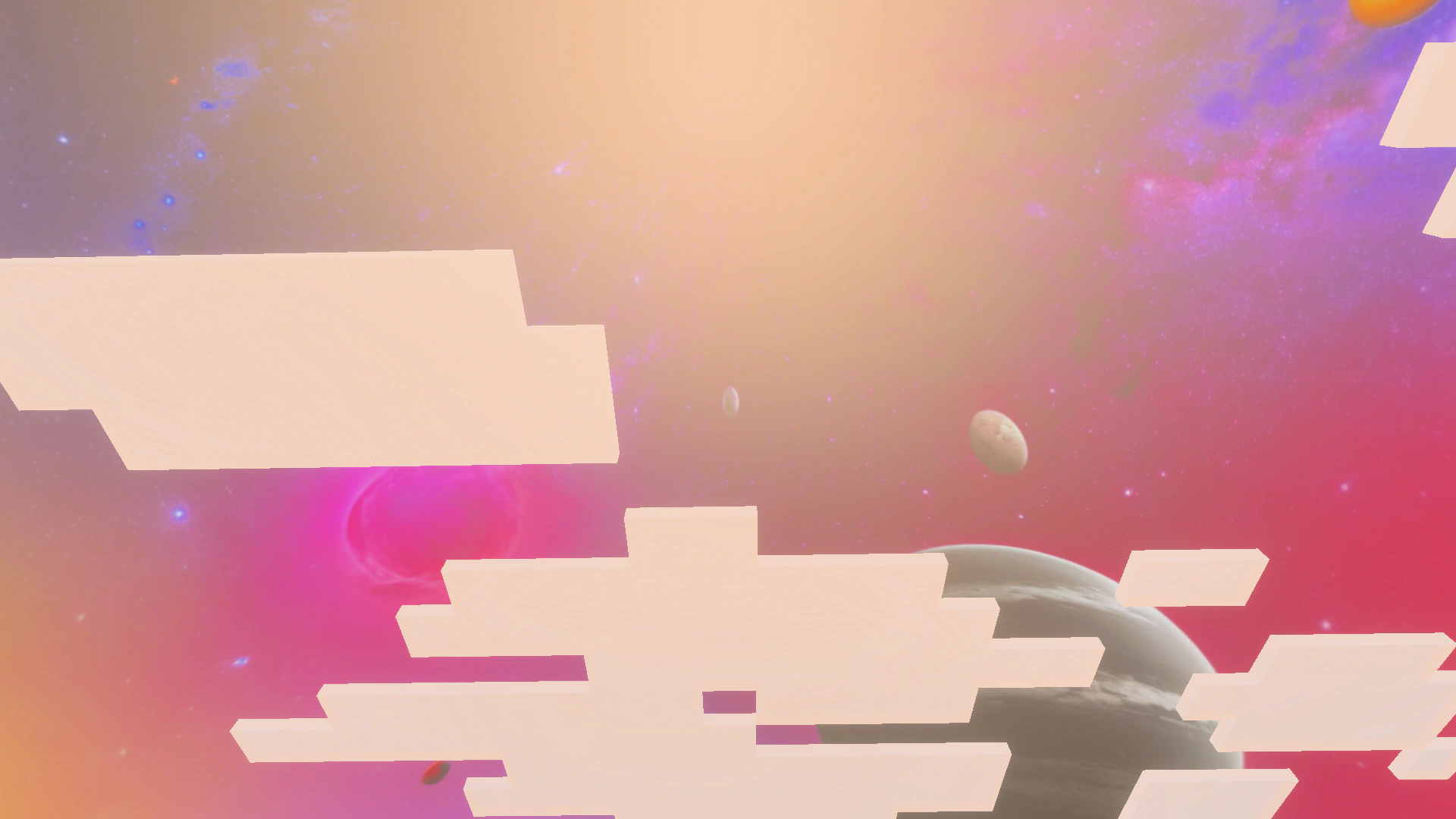 Colorful Space with Planets Texture Pack (1.21, 1.20) – MCPE/Bedrock — screenshot 6