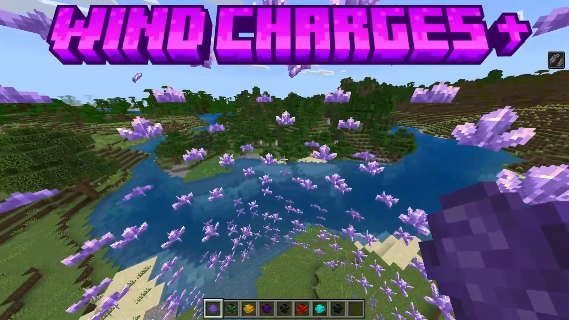 Wind Charges Plus Addon (1.21, 1.20) – MCPE/Bedrock Mod — screenshot 3