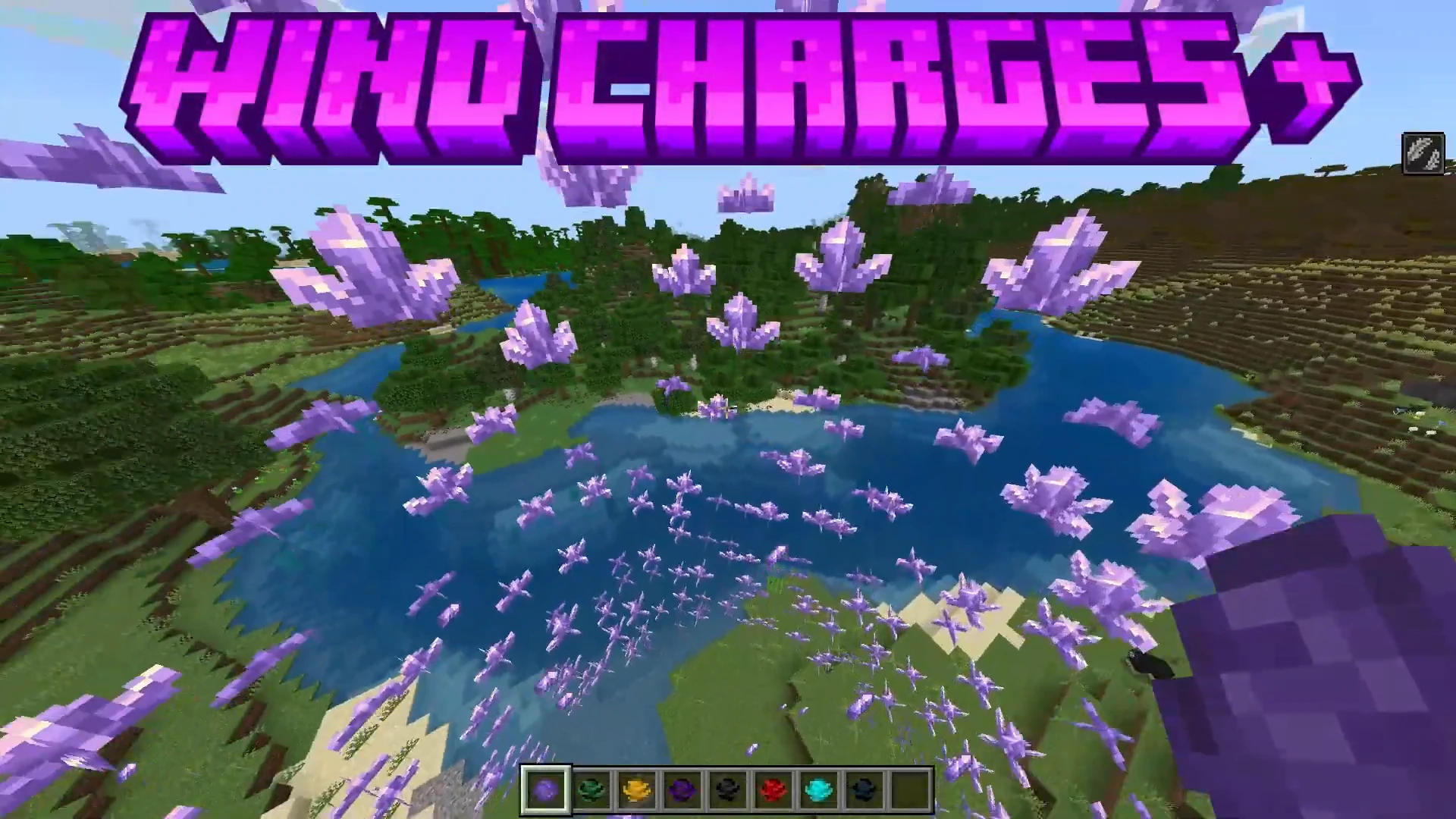 Wind Charges Plus Addon (1.21, 1.20) – MCPE/Bedrock Mod — screenshot 4