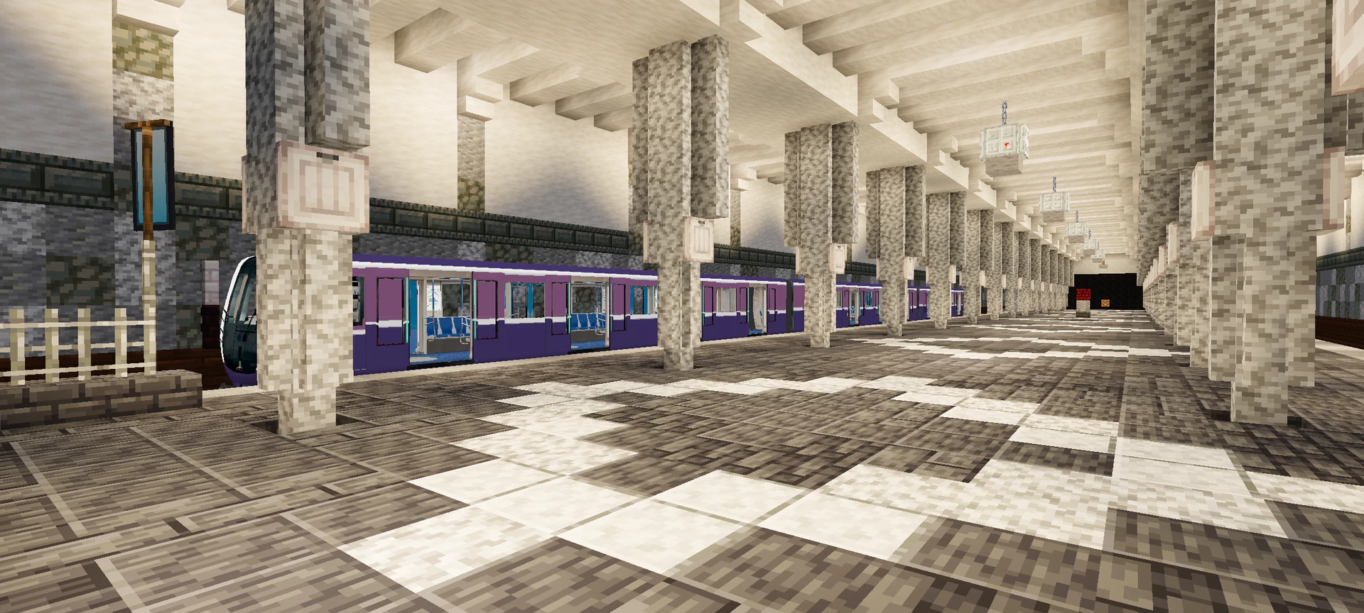 Baku Metro Addon (26.x, 1.21) – MCPE/Bedrock Mod — screenshot 7
