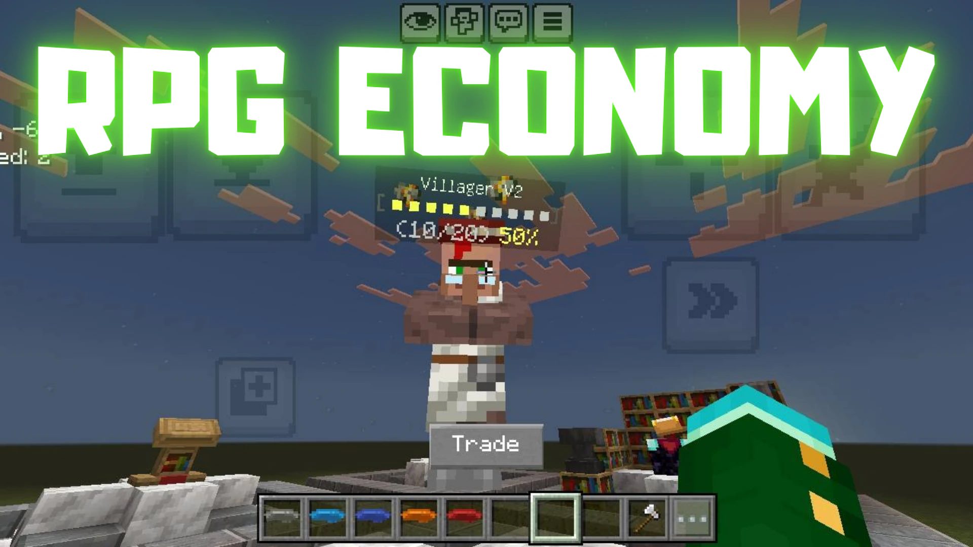 RPG Economy Addon (26.x, 1.21) – MCPE/Bedrock Mod