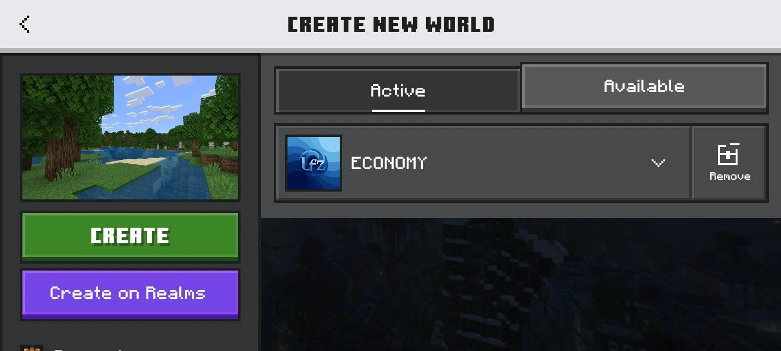RPG Economy Addon (26.x, 1.21) – MCPE/Bedrock Mod — screenshot 1
