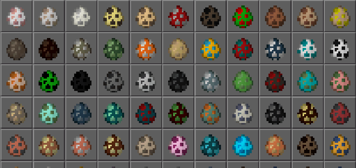 Spawn Eggs Revert Texture Pack (26.x, 1.21) – MCPE/Bedrock — screenshot 1