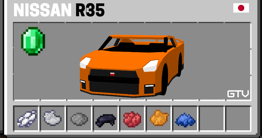 Nissan Cars Addon (26.x, 1.21) – MCPE/Bedrock Mod — screenshot 3