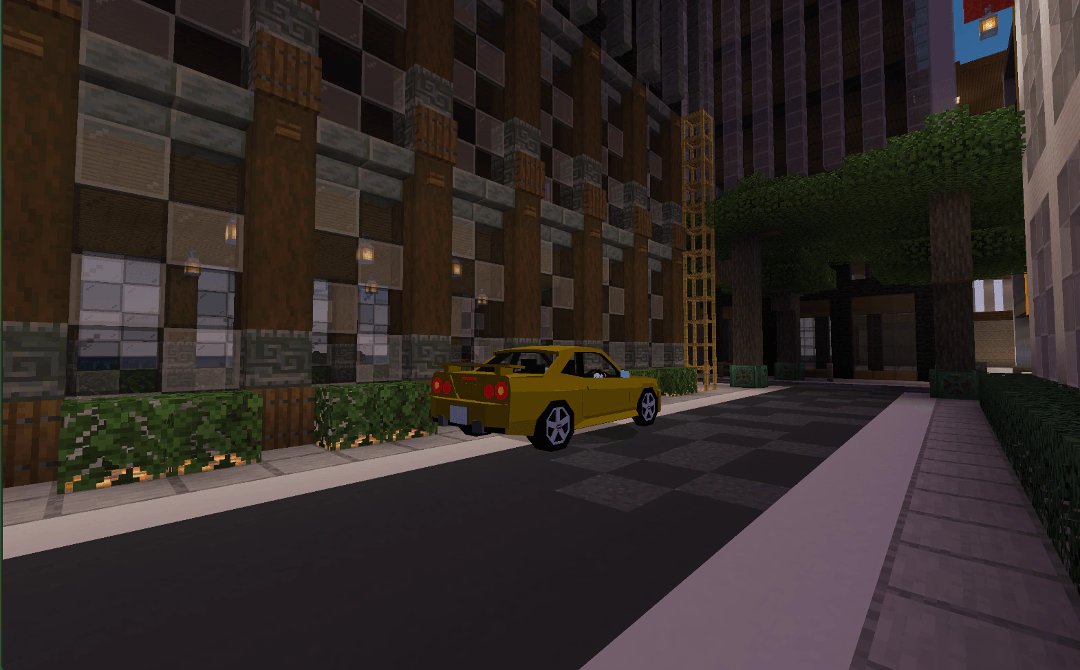 Nissan R34 GTR Addon (1.21, 1.20) – MCPE/Bedrock Mod — screenshot 2