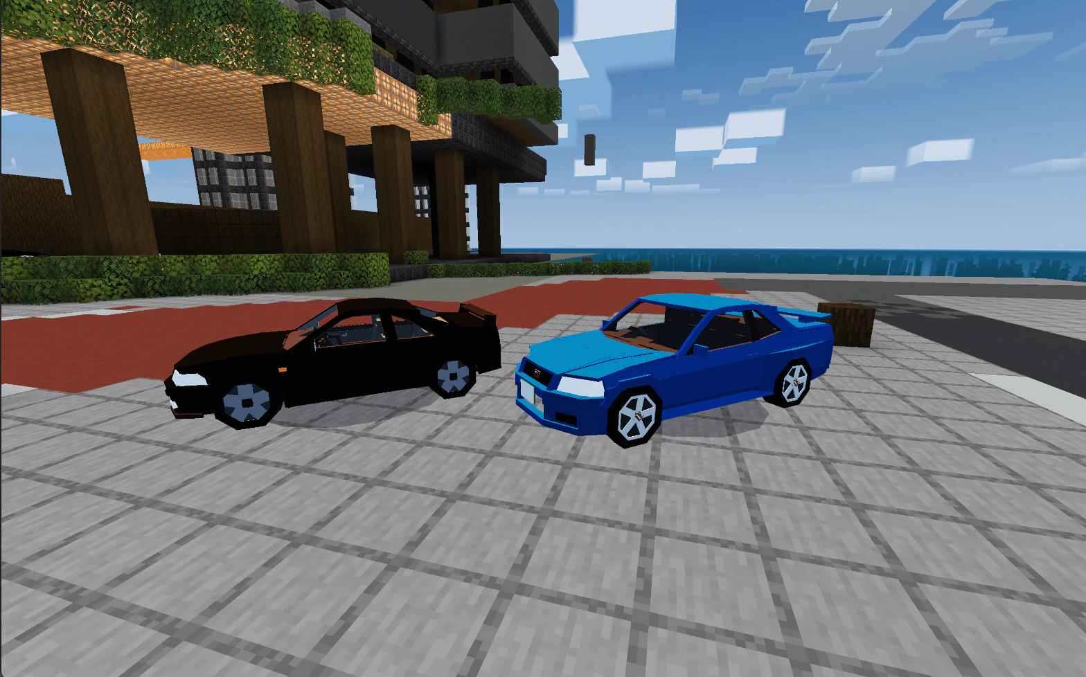 Nissan R34 GTR Addon (1.21, 1.20) – MCPE/Bedrock Mod — screenshot 5