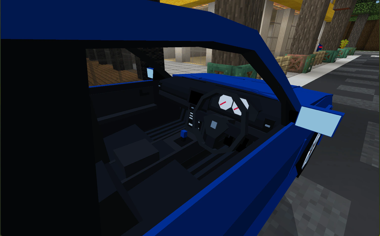 Nissan R34 GTR Addon (1.21, 1.20) – MCPE/Bedrock Mod — screenshot 8