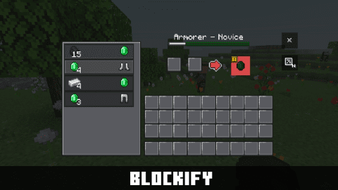Blockify GUI Overhaul Texture Pack (1.21, 1.20) – MCPE/Bedrock — screenshot 7