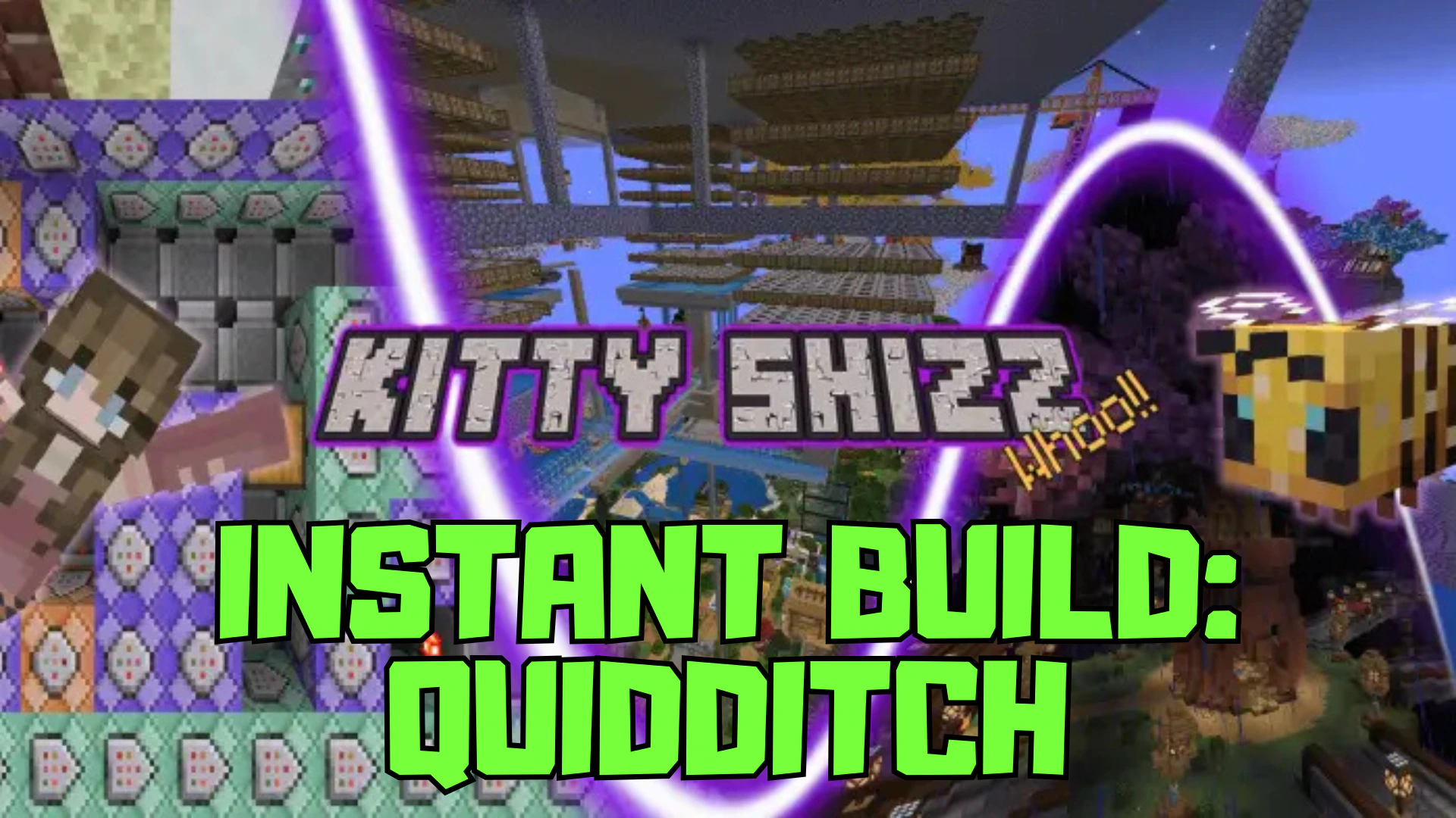 Instant Build Quidditch Addon (26.x, 1.21) – MCPE/Bedrock Mod
