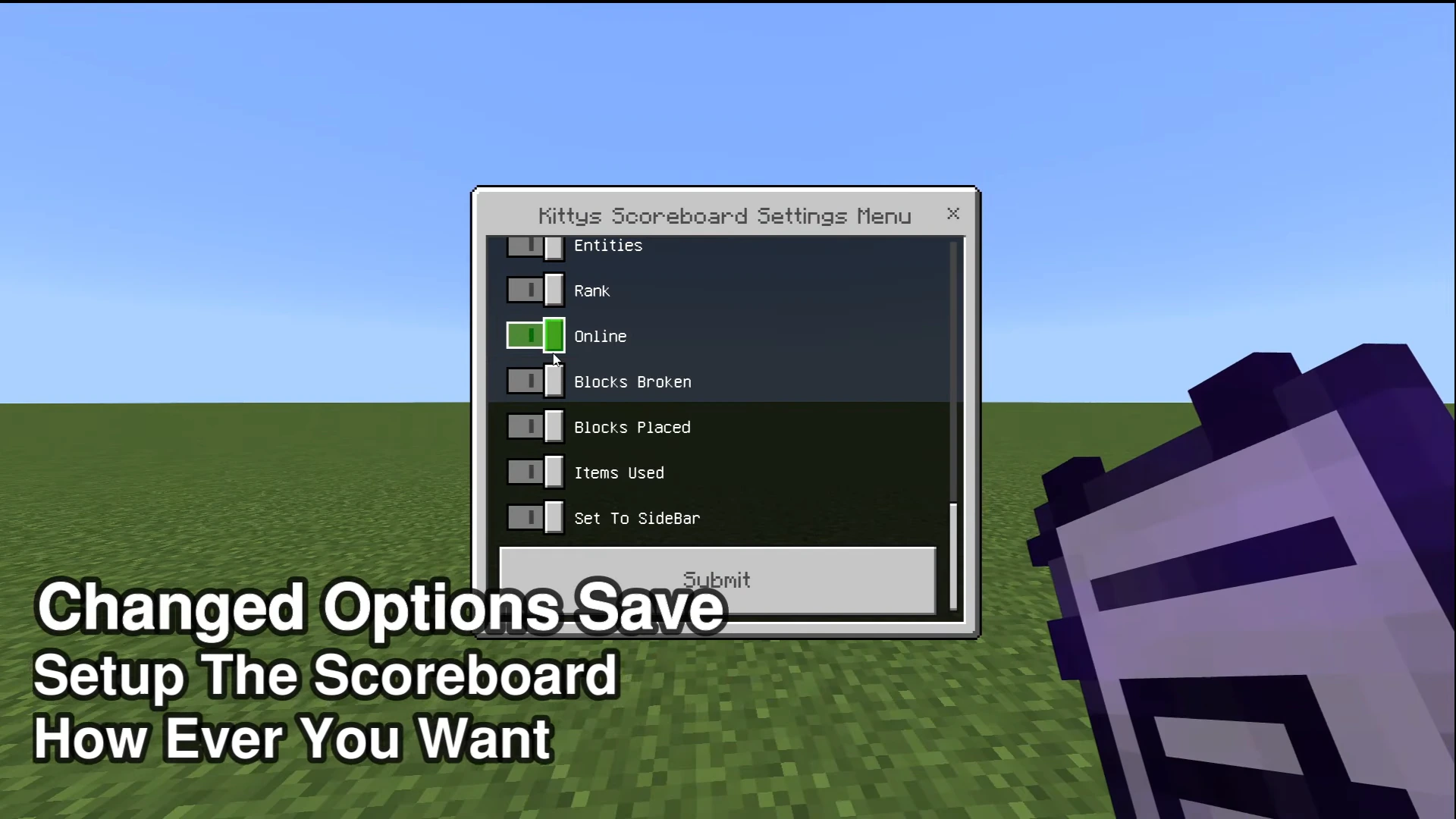Kittys Instant Scoreboard Addon (26.x, 1.21) – MCPE/Bedrock Mod — screenshot 5