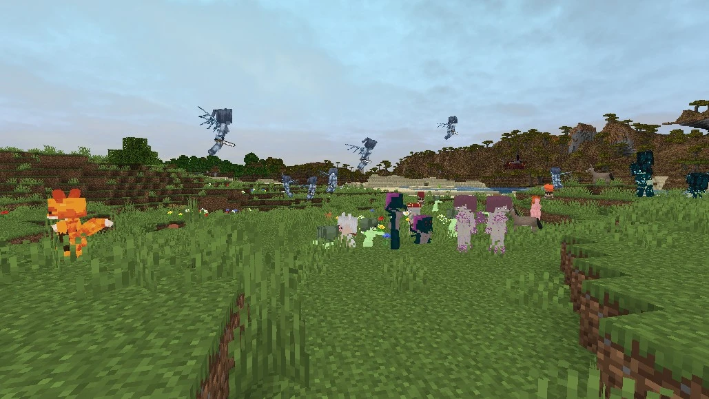 Mob Girls Addon (1.26+, 1.21) – MCPE/Bedrock Mod — screenshot 1