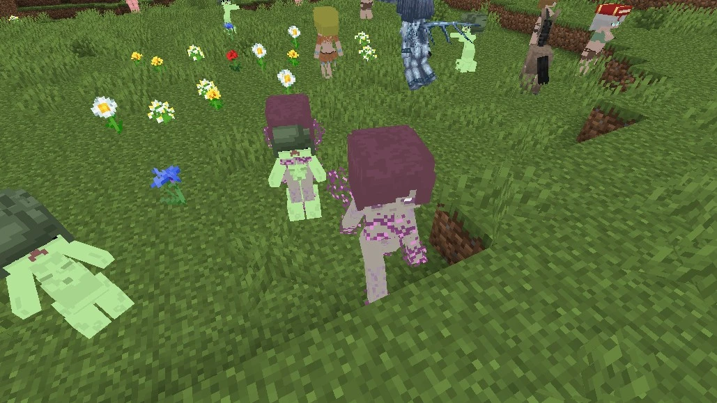 Mob Girls Addon (1.26+, 1.21) – MCPE/Bedrock Mod — screenshot 3