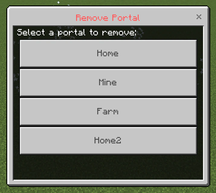Player Portals Addon (26.x, 1.21) – MCPE/Bedrock Mod — screenshot 6