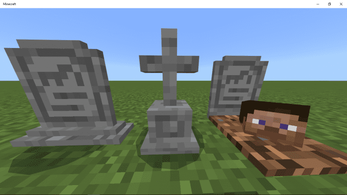 Player Graves Addon (1.21, 1.20) – MCPE/Bedrock Mod — screenshot 4