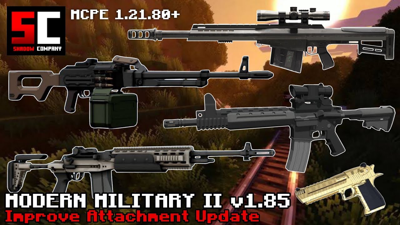 Modern Military Addon (26.x, 1.21) – MCPE/Bedrock Mod