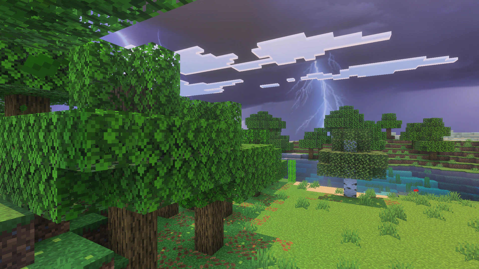 Lightning Sky Texture Pack (1.21, 1.20) – MCPE/Bedrock — screenshot 4