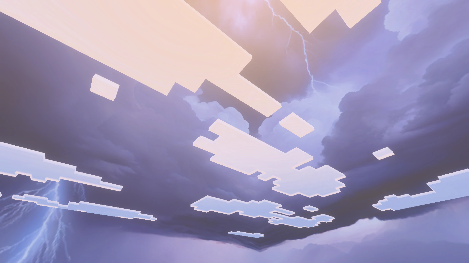 Lightning Sky Texture Pack (1.21, 1.20) – MCPE/Bedrock — screenshot 5