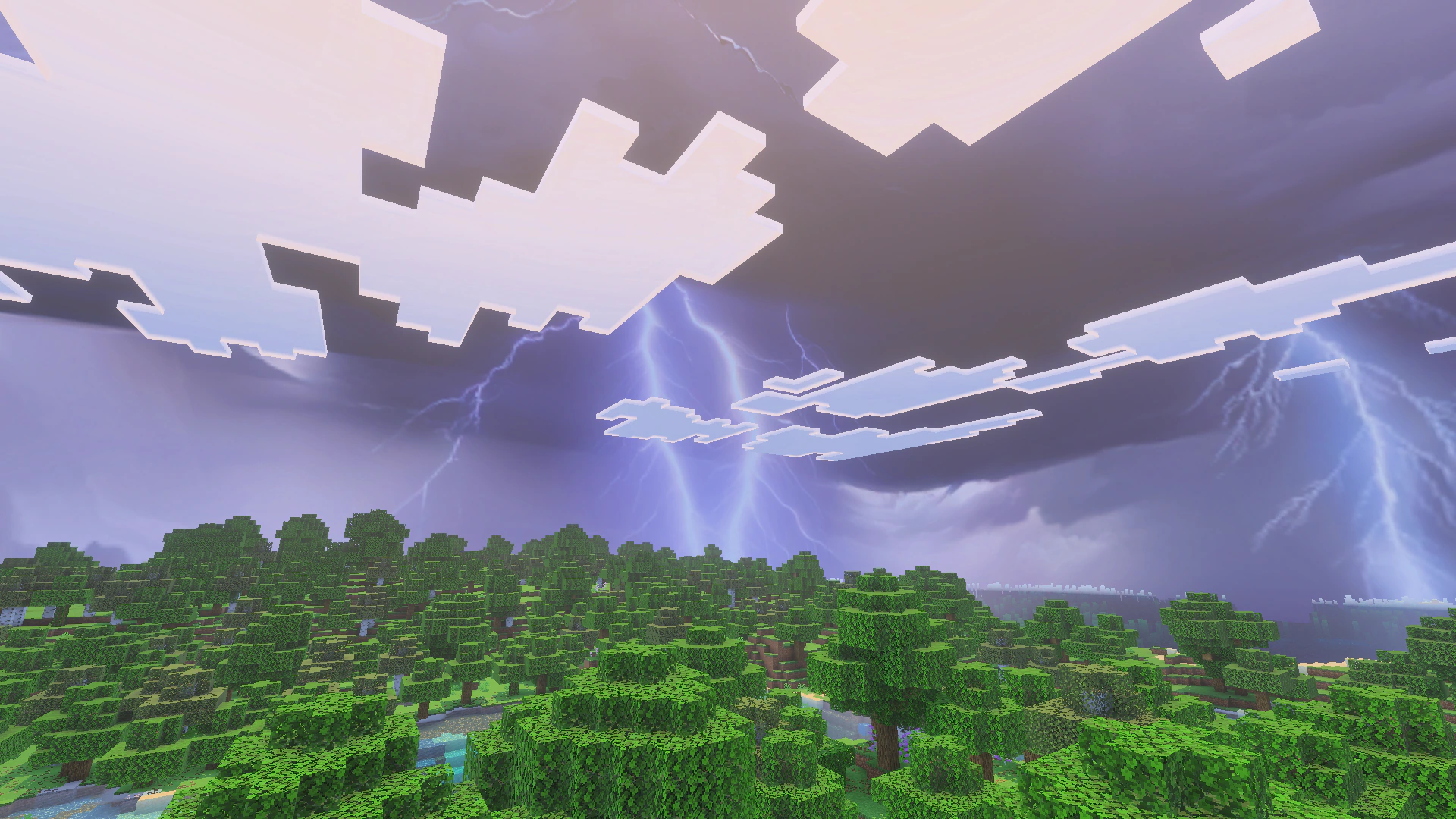 Lightning Sky Texture Pack (1.21, 1.20) – MCPE/Bedrock — screenshot 6